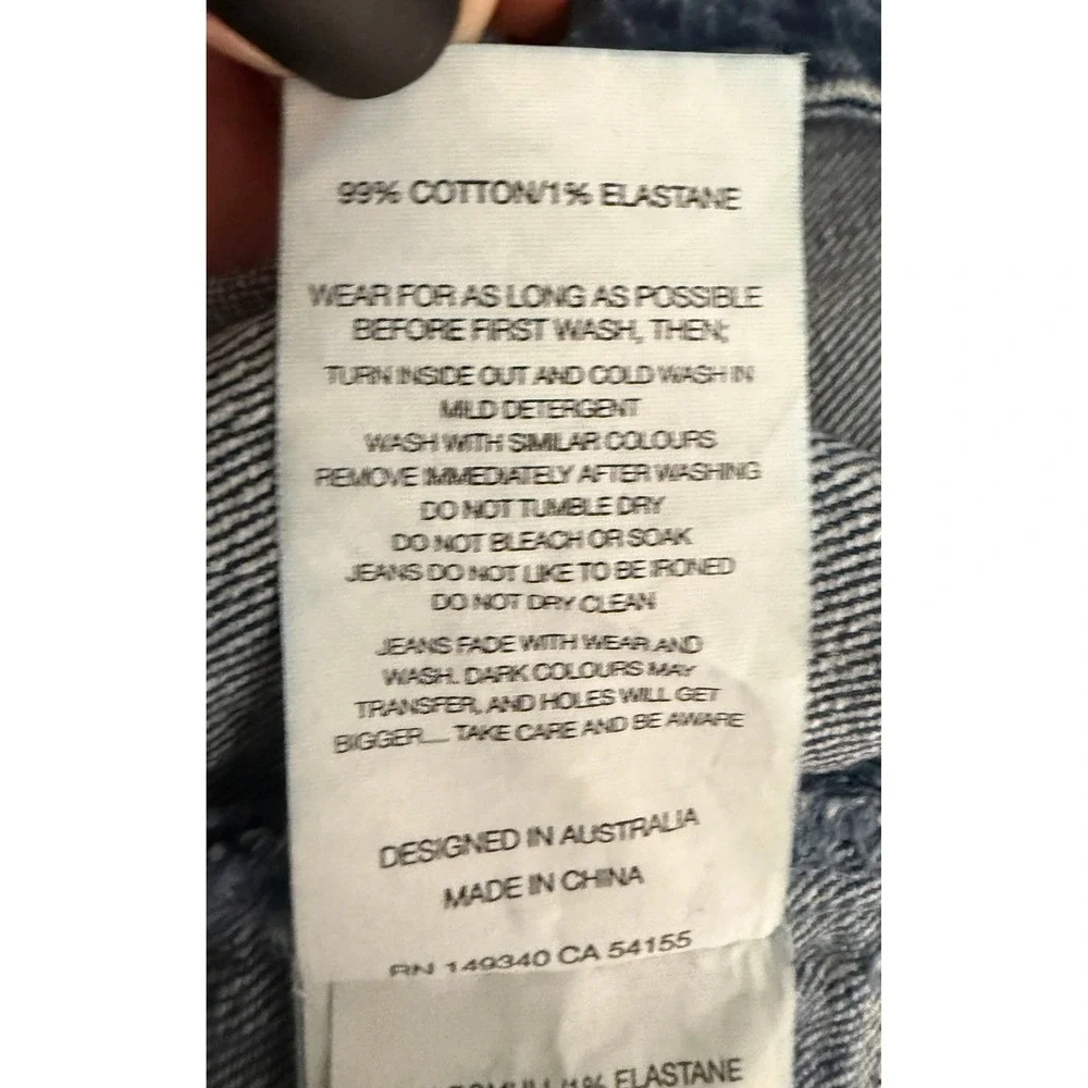 Rolla's Womens Sailor Comfort Ink High Rise Wide Leg Jeans Front Patch Pockets26